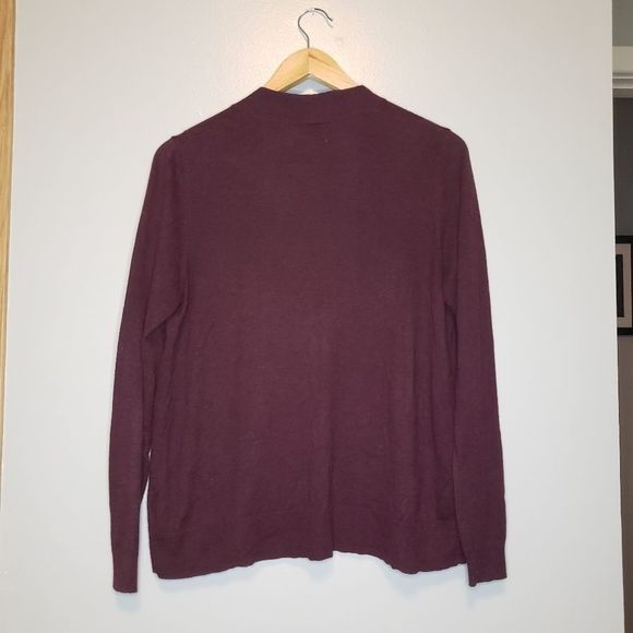 𝅺3 for $25 Old Navy Maroon Open Front Cardigan Medium - Picture 4 of 6